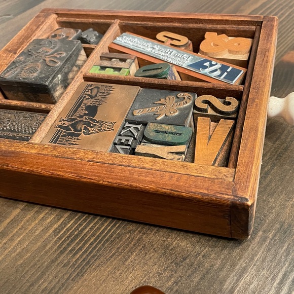 Vintage Copper on Wood Letterpress & More Stamps - Picture 6 of 12